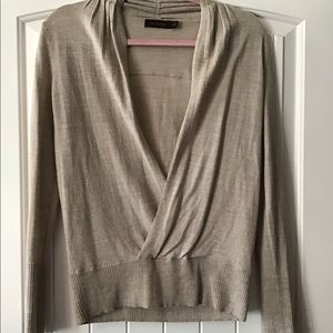 Wrap sweater